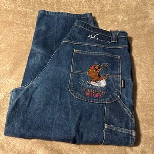 Iceberg  History Denim Jeans with Embroidered Scooby Doo Pocket